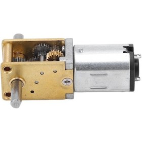 Resim Ximistore9 12v Dc Worm Geri Dönüşlü Motor, Çift Çıkış Ekseni, 200 Devir/dakika, Yüksek Tork, Kesikli Motor, Etiketleme Makinesi Ve Ev Aletleri İçin 