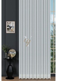 Resim 2415 Etek Tül Perde V-fikse Ekru 