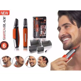 Resim Markambol Switch Bladies Profesyonel 6 Parça Pilli Tıraş Makinesi 