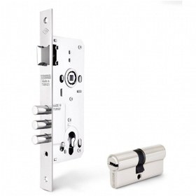 Resim Tursan Enka466 3 Milli Silindirli Gömme Kilit Bilyalı Barelli 45 Mm 