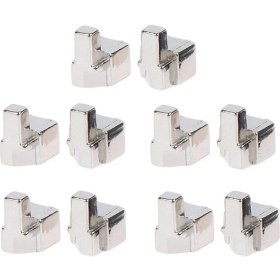 Resim Gorgeous Nintend Switch Ns Nx Joycon Gümüş Için 5 Çift Kilit Tokası (Yurt Dışından) 