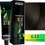 Resim Loreal Professionnel Inoa - Amonyaksız Saç Boyası No: 6.13 Koyu Kumral Küllü Dore 60g 