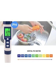 Resim Folveit 5in1 Dijital Ph/tds/ec/tuzluluk/sıcaklık Metre Işıklı Test Cihazı Iletkenlik Kalem Model 