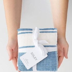 Resim Soley Izay 4'lü Mutfak Havlusu, Mavi 