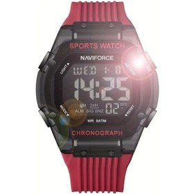 Resim Sunshine022 Navıforce Nf7113 B/r 5atm Erkek Kol Saati Led Işık Ekranlı Spor Silikon Kordon Diğer 