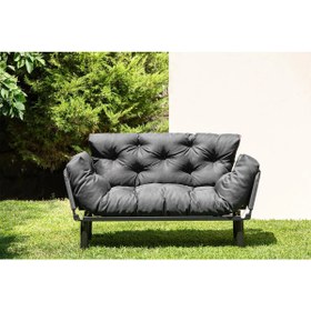 Resim Pafu Nitta İkili Su Geçirmez Yataklı Bahçe Koltuğu 