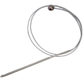 Resim Misinalı Çelik Stoplu Tığ Şiş 5 Numara 60 Cm 