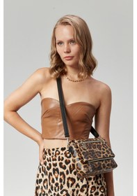 Resim Kadın Dört Bölmeli Clutch Çarpraz Omuz Çantası 