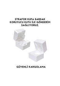 Resim Bingöl Baskılı Kupa Bardak Beyaz 
