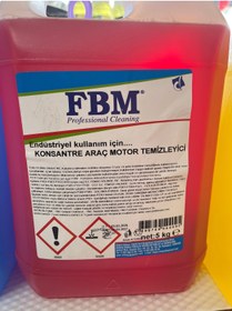 Resim fbm Konsantre Araç Motor Temizleyici Su Ile Çoğaltılır 5kg 