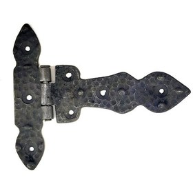 Resim Antika Tarz Dekoratif Pirinç Kuyruklu Düğmeli Menteşe No1 - 117x142 Mm, Oksit 1 Adet 