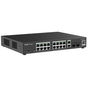 Resim Reyee RG-ES220GS-P 16 Port 10/100/1000 Yönetilebilir Rack Mount Poe 250W Switch 