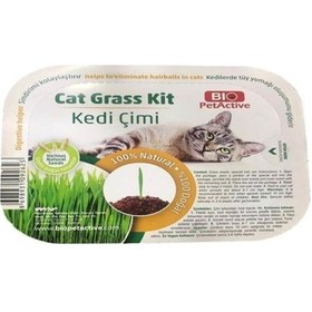 Resim Bio Petactive Grass Kit Natual Kedi Çimi 