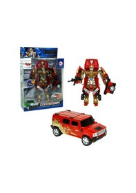 Resim Transformers Conversion Dönüşebilen Robot Araba Sarı Kırmızı 