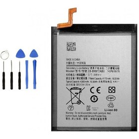 Resim Samsung Uyumlu Note 10 Plus N972 Batarya Pil Tamir Seti Hediye 