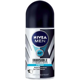 Resim Nivea Men Insivible Black & White Fresh Roll-On Deodorant 50ml 
