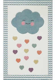 Resim Eko Halı Eko Kids Kds 18 Multy Hav Toz Vermez Çocuk Odası Halısı - 120x180 Multi 