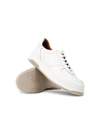 Resim Deery Hakiki Deri Beyaz Erkek Sneaker Ayakkabı - 01965Mbyze03 Beyaz 