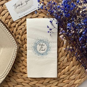 Resim Baskılı Özel Gün Peçetesi | 20 Adet Kişiye Özel Desenli – Düğün, Nişan, Söz ve Davetler İçin 