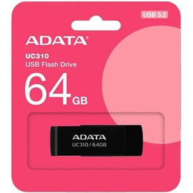 Resim Adata UC310-64GB 64GB USB3.2 Gen1 Siyah Flash Bellek 
