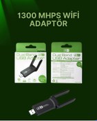 Resim shopwave USB 3.0 Wireless Adaptör – 2.4GHz & 5GHz Destekli 