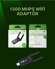 Resim shopwave USB 3.0 Wireless Adaptör – 2.4GHz & 5GHz Destekli 