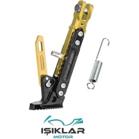 Resim Hsb Gilera Runner 180 Sarı Metal Ayaklık Yükseklik Ayarlı MAY1429 