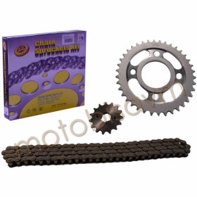 Resim Genel Markalar 15T/38T 428*110 L ZİNCİR DİŞLİ SET CG - SFR 