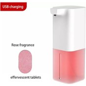 Resim Kosona Ev İçin Akıllı Otomatik Algılama Köpük Sabun Dispenseri, Dokunmadan Hijyenik, Çocuk Dostu, Kırmızı Renk, Sabun Makinesi + Fıçık Tablet 1 