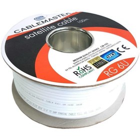 Resim CableMaster RG6U4 Anten Kablosu 100Metre 64Tel 
