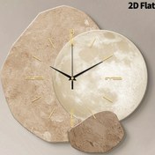 Resim 1 adet Modern Morandi Sıcak Renk Stil Duvar Saati, Süper Sessiz Kuvars Hareketi, Çıkarma Yok, Pil ile Çalışır (AA Dahil Değil), Düzensiz Şekil, Yapay Ahşap Malzeme, Oturma Odası, Müzik Odası, Yatak Odası, Mutfak, Kahve Bar Dekoru, Yatak Odası Duvar Saati | Modern Duvar Saati | Kuvars Hareketi Saati, Duvar Saati Oturma Odası 