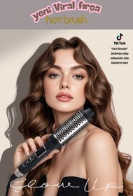 Resim Shibowavy 38mm Isıtıcılı Sıcak Fırça (Düzleştirme , Hacim ve Şekillendirme) Hot Brush 