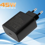 Resim 45W Hızlı Şarj USB-C Adaptör, for Samsung Galaxy S25/S25 Ultra/S25+/S24 Ultra/S24/S23 Ultra/S23/22/S20/S21/Note 10 Uyumlu Type C Şarj Başlığı (Kablo Dahil Değildir) - Yeni 2025 Seyahat Edisyonu 