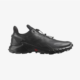 Resim Salomon Supercross 4 Erkek Siyah Outdoor Ayakkabı Düz L41736200 Siyah 