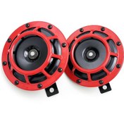 Resim Tenfowee 12v Çift Tonlu 125mm Araç Kornası - Yüksek Sesli, Paslanmaz Demir, Kolay Montaj 2'li Set 