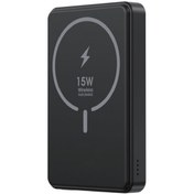 Resim Nettech NT-PW21 22.5 W 2 Çıkışlı 6000 mAh Magsafe Powerbank Siyah 