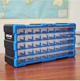 Resim Super Bag Asr-6003 Yatay Mono Blok Çekmeceli Organizer 40'lı 