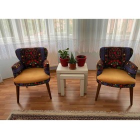 Resim WATERYBROOK Berjer Çay Seti Koltuk Seti -berjer - Cafe - Balkon - Bahçe - Ofis Mobilyası 