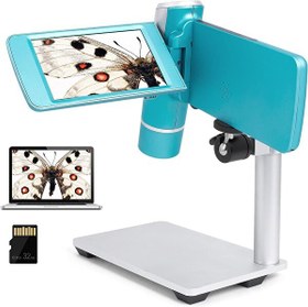 Resim Linkmicro LM203 4" El LCD Dijital Mikroskop 200X Taşınabilir Mikroskop 