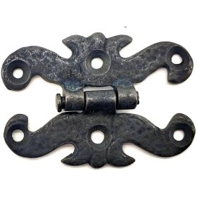 Resim Antika Tarz Dekoratif Pirinç Kelebek Menteşe - Oksit 