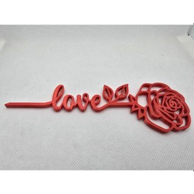 Resim Sevgililer Günü Gülleri Pla Kırmızı Doğal Malzeme Hediyelik Eşya 