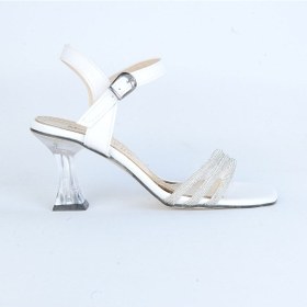 Resim Moda Ayakkabı 01128 Ayışığı 7cm Topuklu Kadın Sandalet 001 