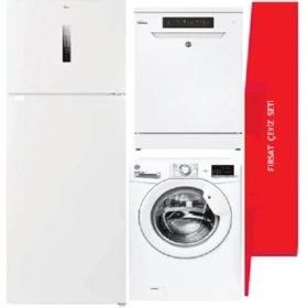 Resim Hoover Beyaz Eşya Fırsat Çeyiz Seti (Buzdolabı-Çamaşır-Bulaşık 