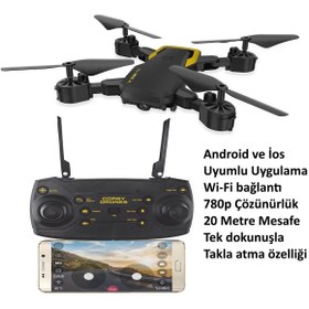 Resim fresh in city Havada Stabil Kalabilen Akrobat Zoom Pro CX007 Smart Kameralı android ios wifi Drone 