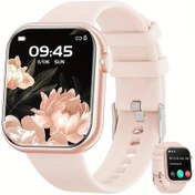 Resim Geeroyoo JZR-GY P59 Spor Bluetooth Görüşme Hd Büyük Yuvarlak Ekran Adım Sayar Pembe Akıllı Saat (İthalatçı Garantili) 