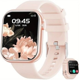 Resim Geeroyoo JZR-GY P59 Spor Bluetooth Görüşme Hd Büyük Yuvarlak Ekran Adım Sayar Pembe Akıllı Saat (İthalatçı Garantili) 