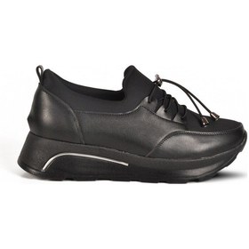 Resim Siyah Kilit Bağcıklı Kadın Casual Ayakkabı 1706 Z Siyah 