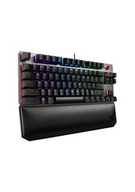 Resim Asus ROG Strix Scope TKL Deluxe Cherry MX Red Switch RGB Türkçe Mekanik Oyuncu Klavye 