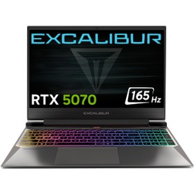 Resim Excalibur G870 Core i7-13620H 24GB 1TB 8GB RTX5070 15.6" Freedos Gaming Laptop G870.1362-CF70X-C 