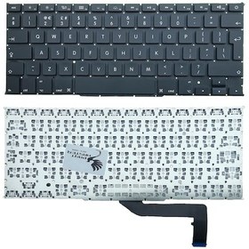 Resim Macbook Pro Uyumlu 15" A1398 MGXC2LL/A Klavye (Büyük Enter - UK) 